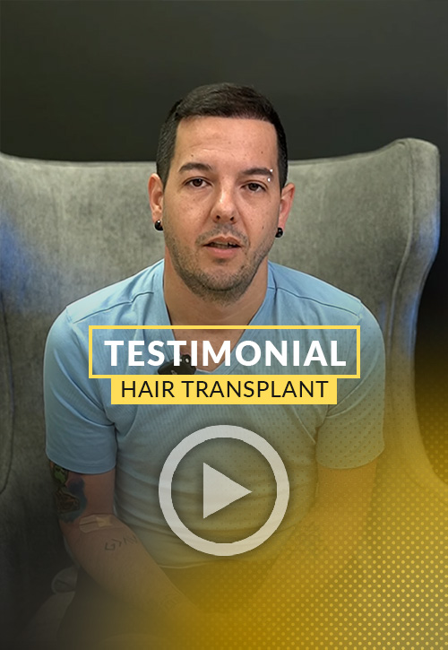 carlos testimonial after his hair restoration in Miami