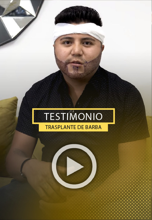 Video Testimonio de paciente con Injerto de vello facial