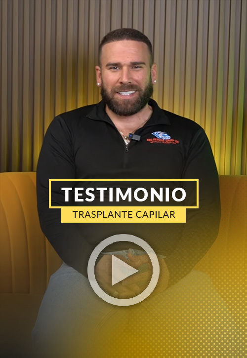  video testimonio de Jorge Bello en su trasplante capilar